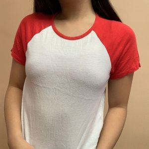 pacsun cropped tee